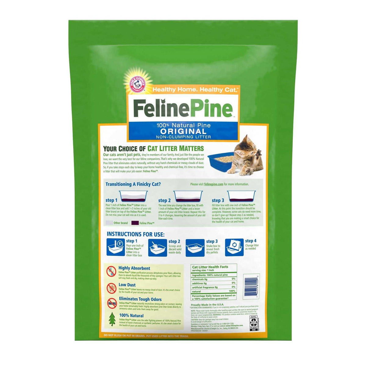 Feline Pine Cat Litter Original T256640