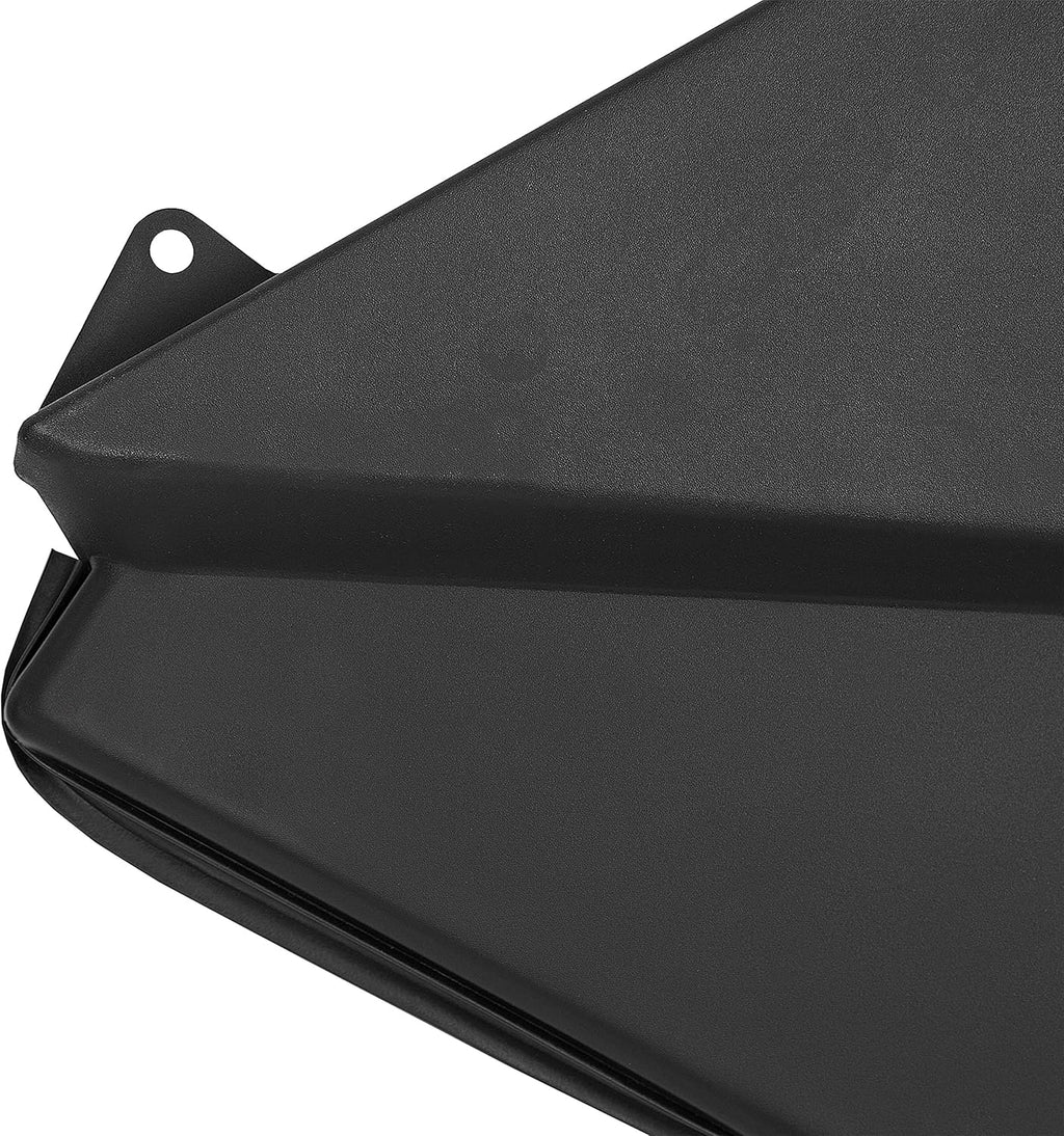 Lower Door Panel Insert with Metal Frame Black Pair O7925