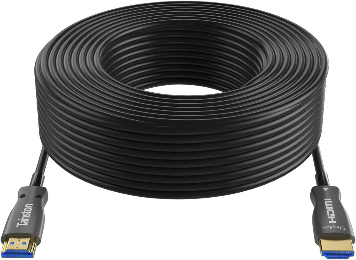 Fiber Optic HDMI Cable 50 ft 18Gbps 4K 60Hz HDR D243497