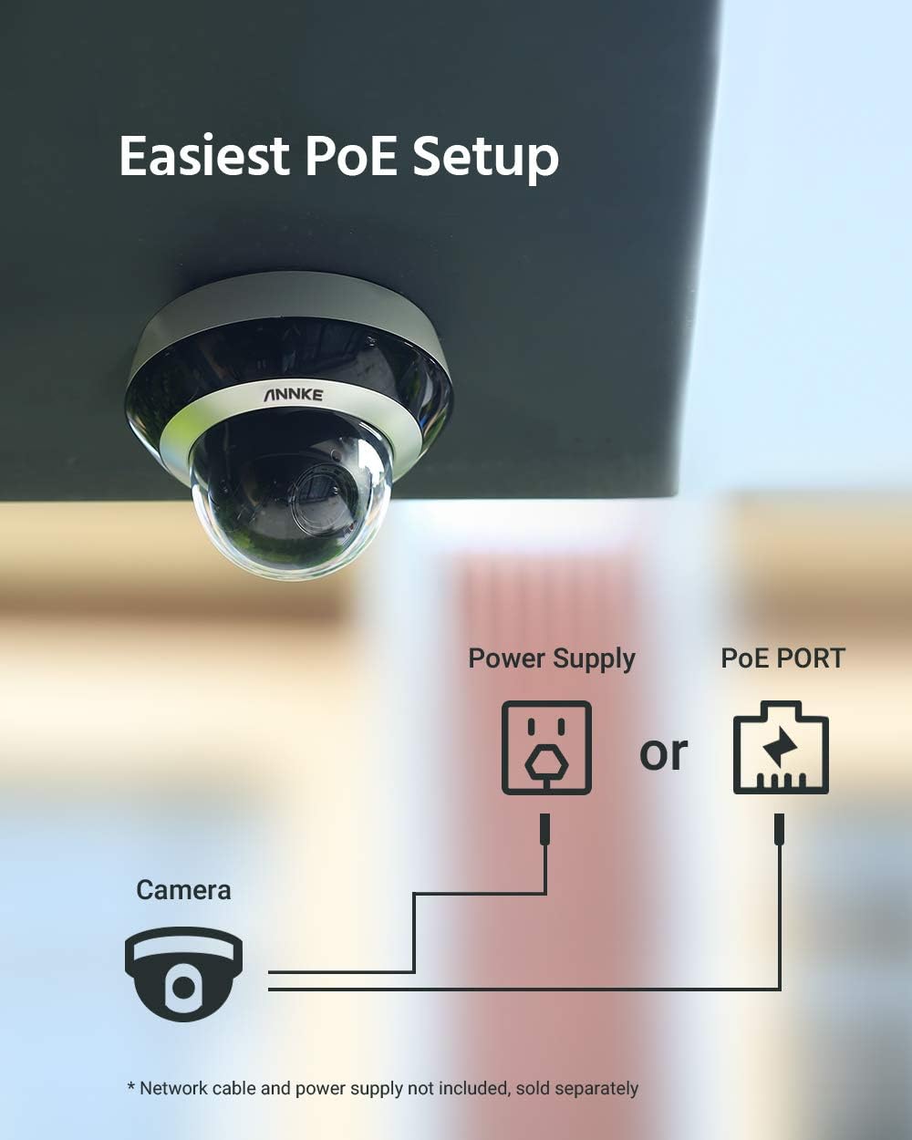 4MP PoE IP PTZ Dome Security Camera with 4X Optical Zoom B267