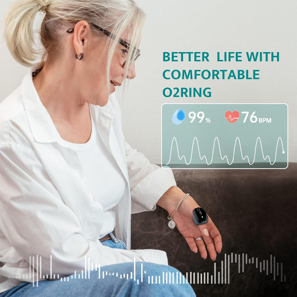 Rechargeable Bluetooth Pulse Oximeter with Reminder J56308