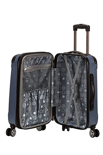 Blue Hardside Expandable Luggage with Spinner Wheels, Carry-On 20-Inch H3372