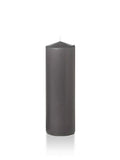 Set of 16 Gray Pillar Candles H829424