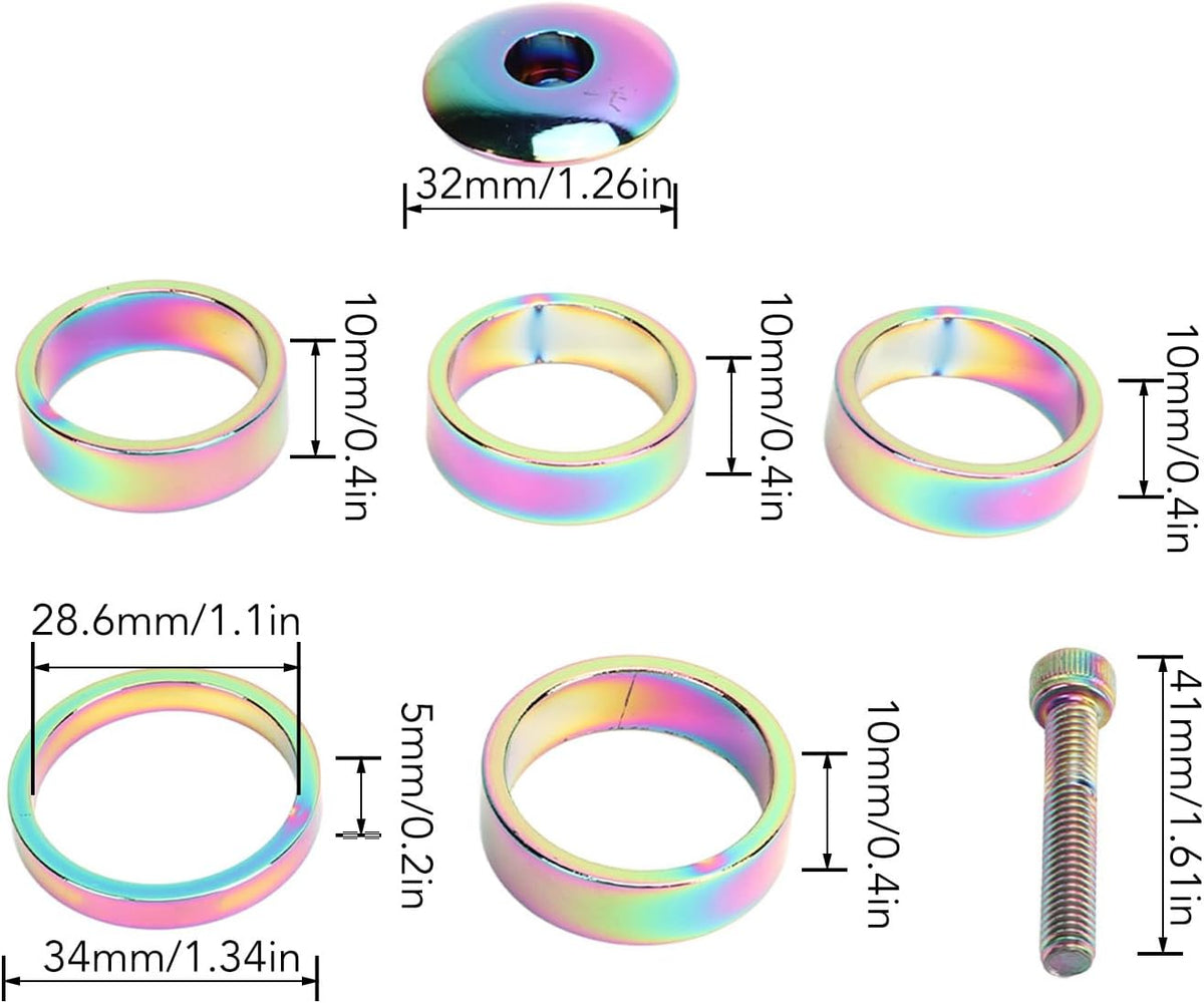 Colorful Impact Resistance Lightweight Bike Stem Top Cap D47343