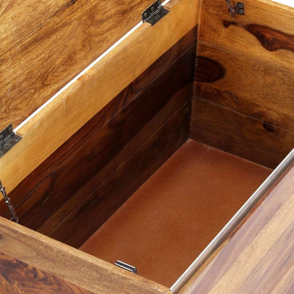 Solid Sheesham Wood Storage Chest U543