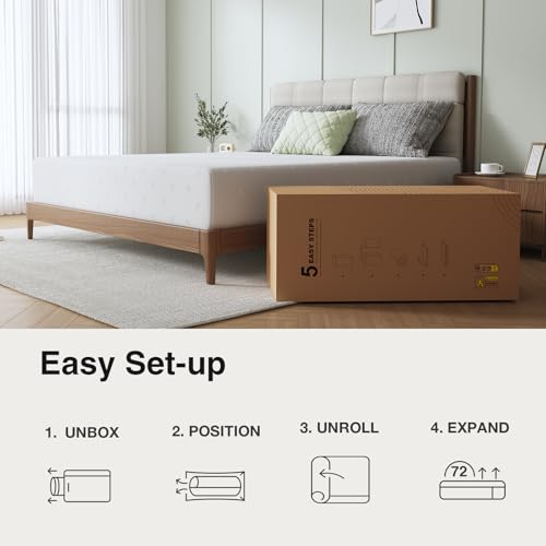 12 Inch King Size Memory Foam Mattress Q460