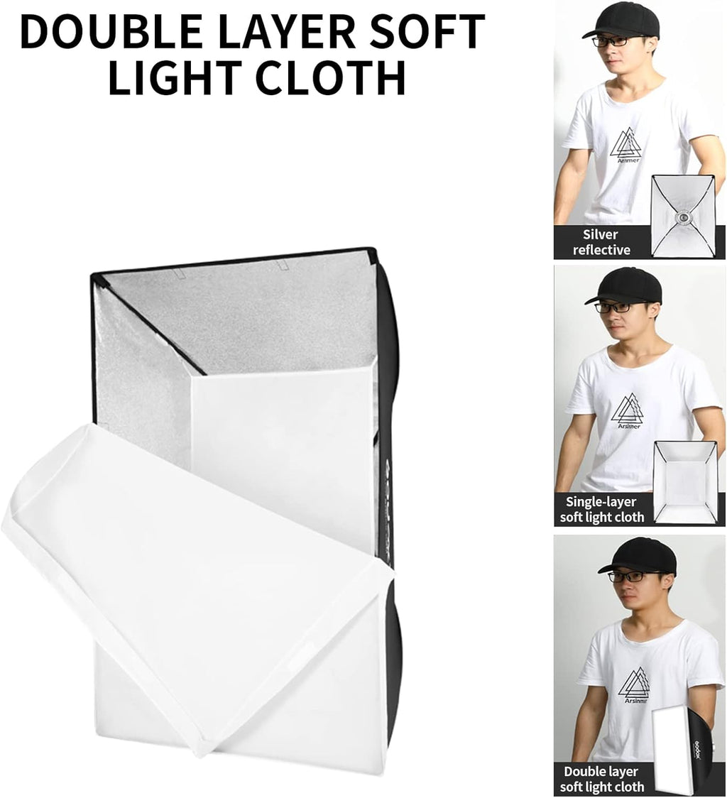 60x90cm Portable Strip Rectangle Softbox Reflector with Bowens Mount and Carry Bag V91299