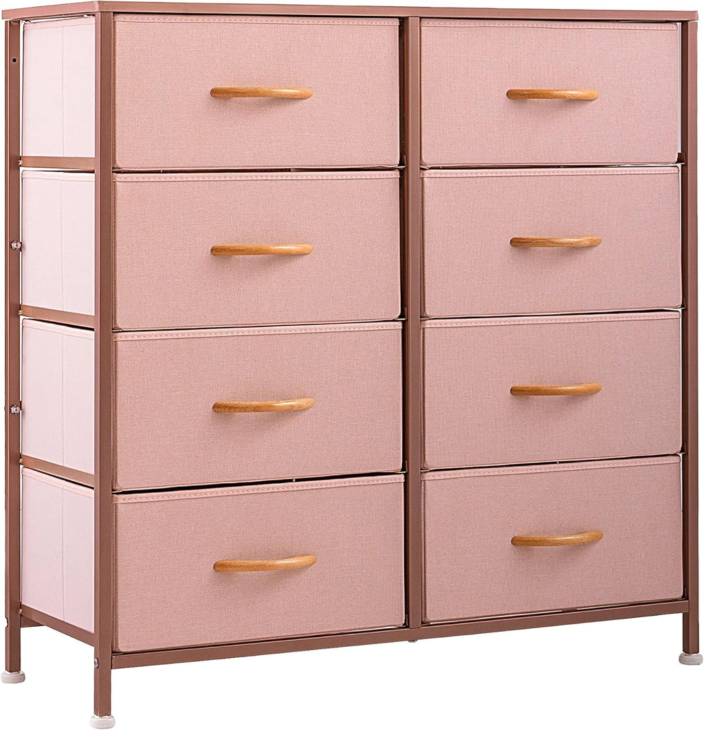 Vertical 5 Fabric Drawer Dresser Storage Tower I740
