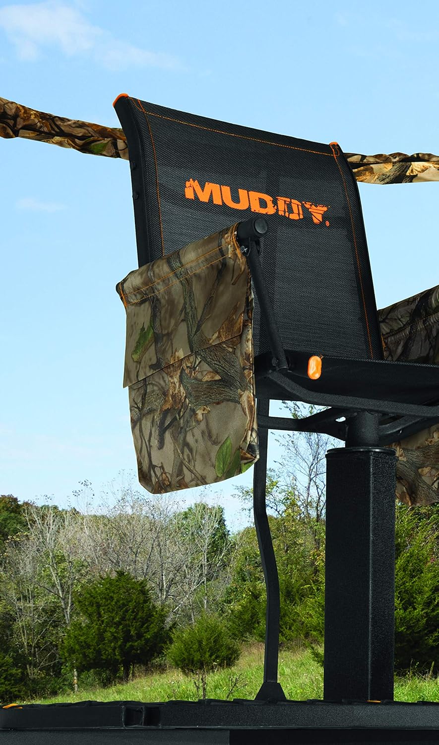 16 Foot Single Seater Foldable Outdoor Hunting Tripod Stand with 2 Detachable Gear Bags H867717