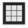 30 in. x 30 in. Vinyl Right-Handed Casement Window with Colonial Grids/Grilles L420391