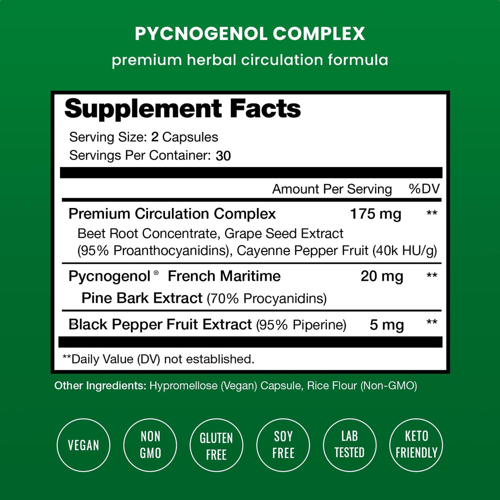 60 Capsules French Maritime Pine Bark Extract R652
