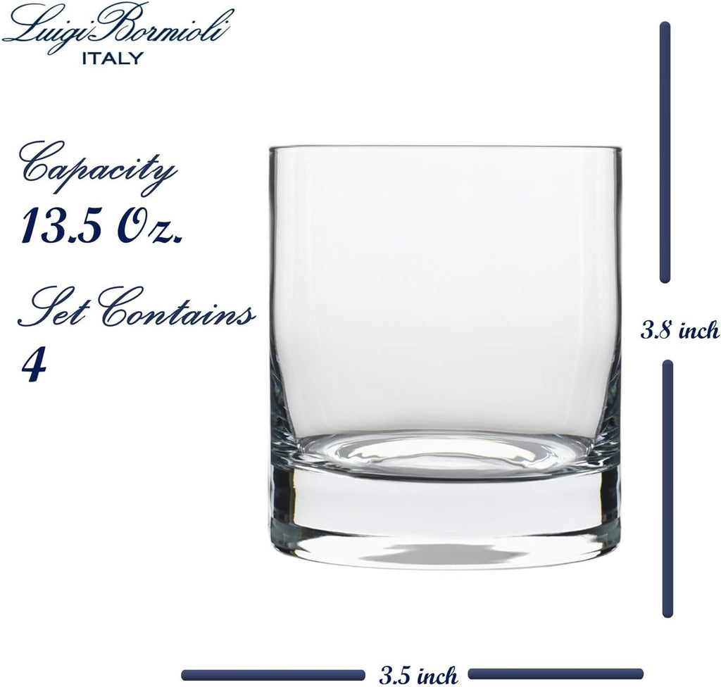 Set of 4 Double Old Fashioned Glasses, 13.5 fluid ounce I4872
