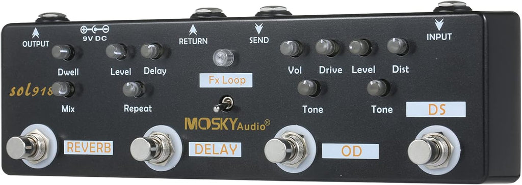 5-in-1 Multi Effect Guitar Pedal M629