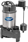 1 HP Cast Iron Sump Pump with Vertical Float Switch Q83417