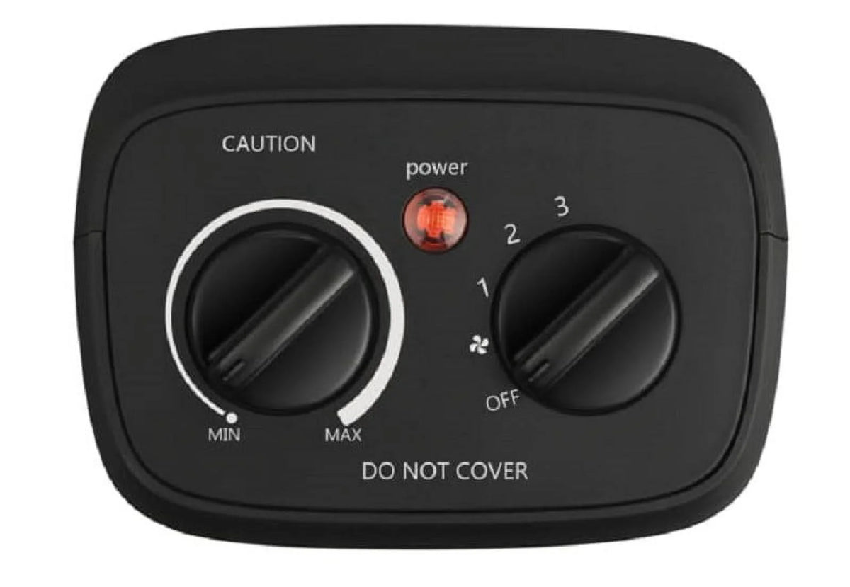 Black Ceramic Electric Space Heater D763112