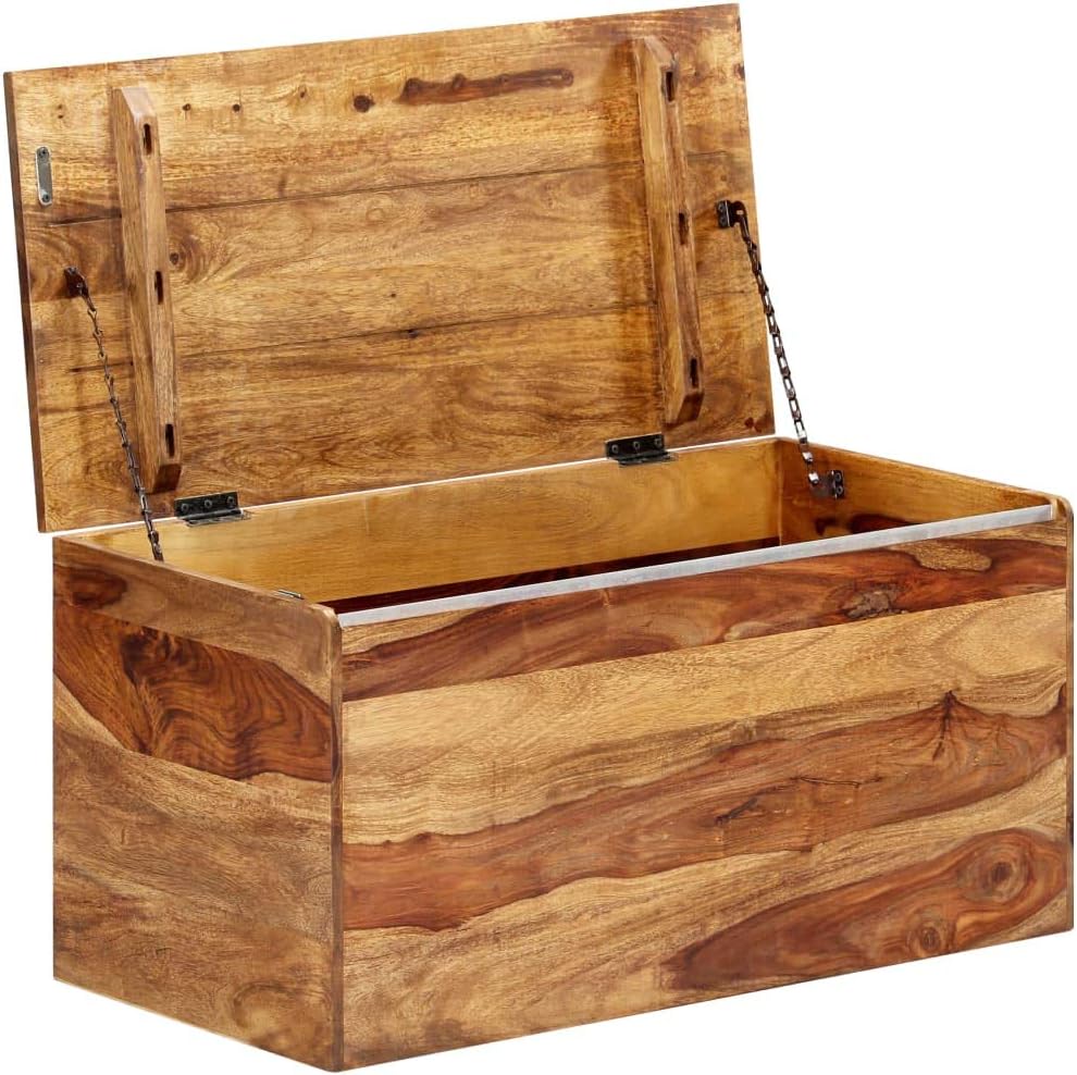Solid Sheesham Wood Storage Chest U543