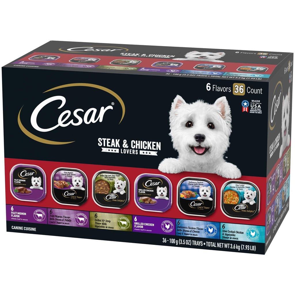 Steak & Poultry Variety Pack Dog Food Trays O238