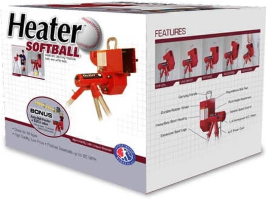 Softball Pitching Machine with 9 Ball Automatic Feeder F13551