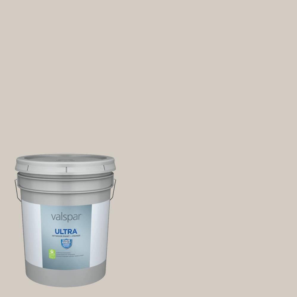 Semi-Gloss Agreeable Gray Interior Paint (5-Gallon) G1595