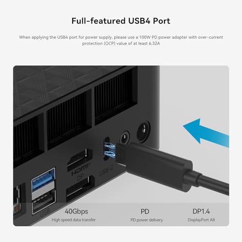 Mini PC with AMD Ryzen 9 6900HX, 32G DDR5, 1TB SSD U172
