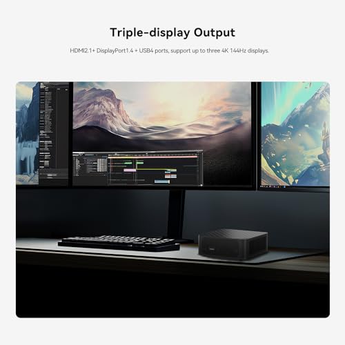 Mini PC with AMD Ryzen 9 6900HX, 32G DDR5, 1TB SSD U172