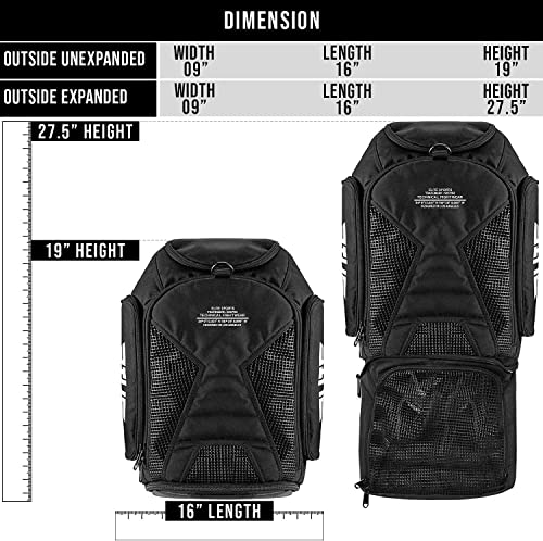 Expandable Gym Duffel Backpack Bag A840