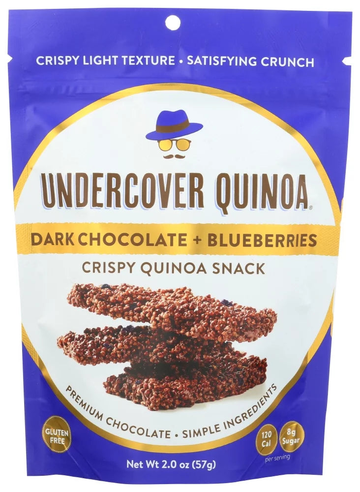 2 Oz Pack Of 12 Dark Chocolate Blueberry Quinoa Crispy V625