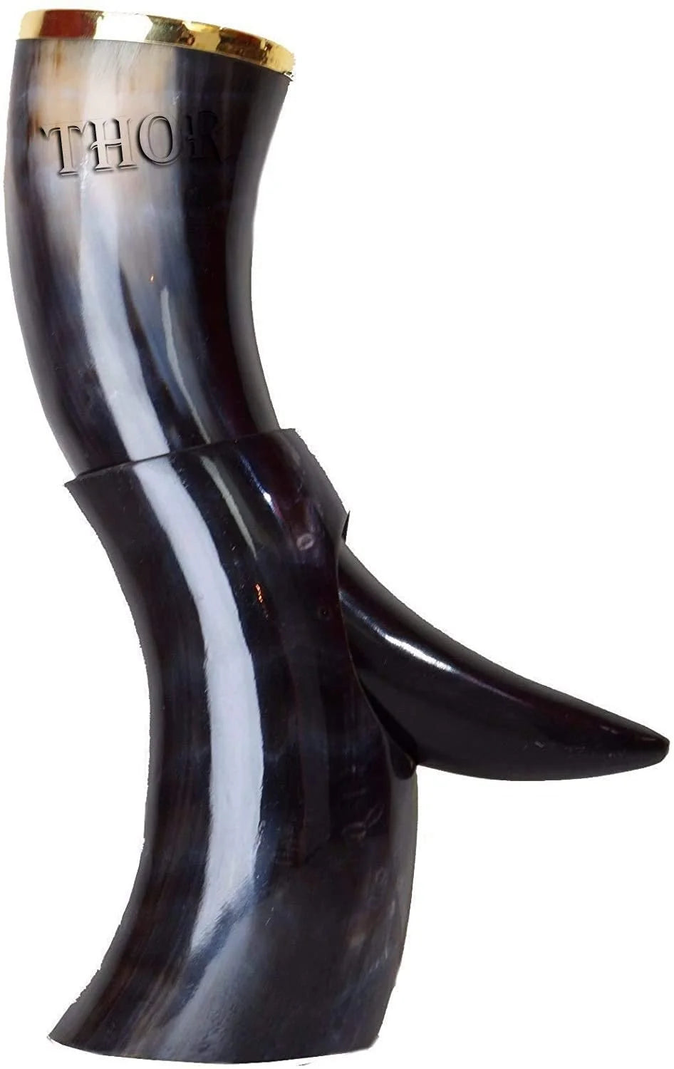 Handmade Natural Drinking Horn Mug Q89325