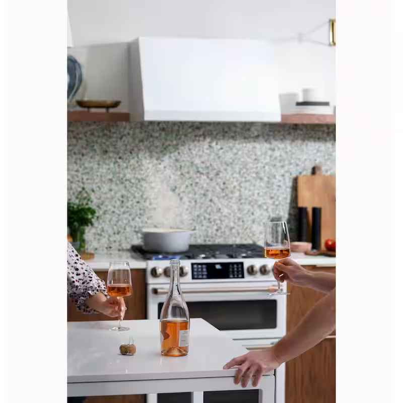 30 in. Wall Mount Range Hood with Light in Matte White A7944
