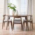 5 Piece Walnut Finish Dining Set M512098