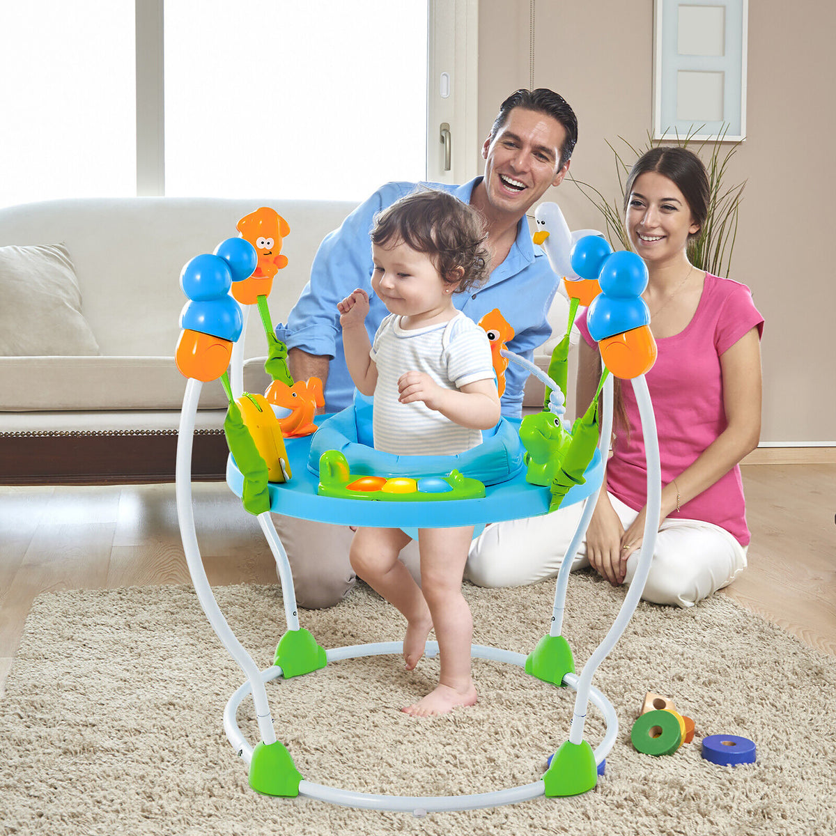 Underwater World Themed Baby Bouncer Z327559