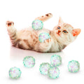 Clear Mylar Cat & Ferret Crinkle Balls & Chase Toy M669811