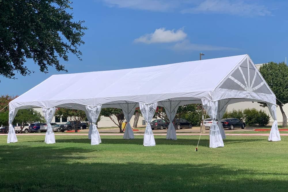 40'x20' PE Marquee Tent Gazebo with Storage Bags Z84910