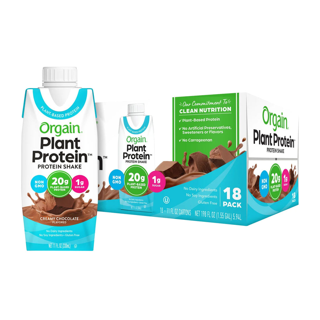 Chocolate Plant-Based Protein Shake 11 fl oz 18-pack L977