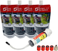 5-in-1 Flat Tire Protection Kit with Sealant Injector, Pack of 2 F2321