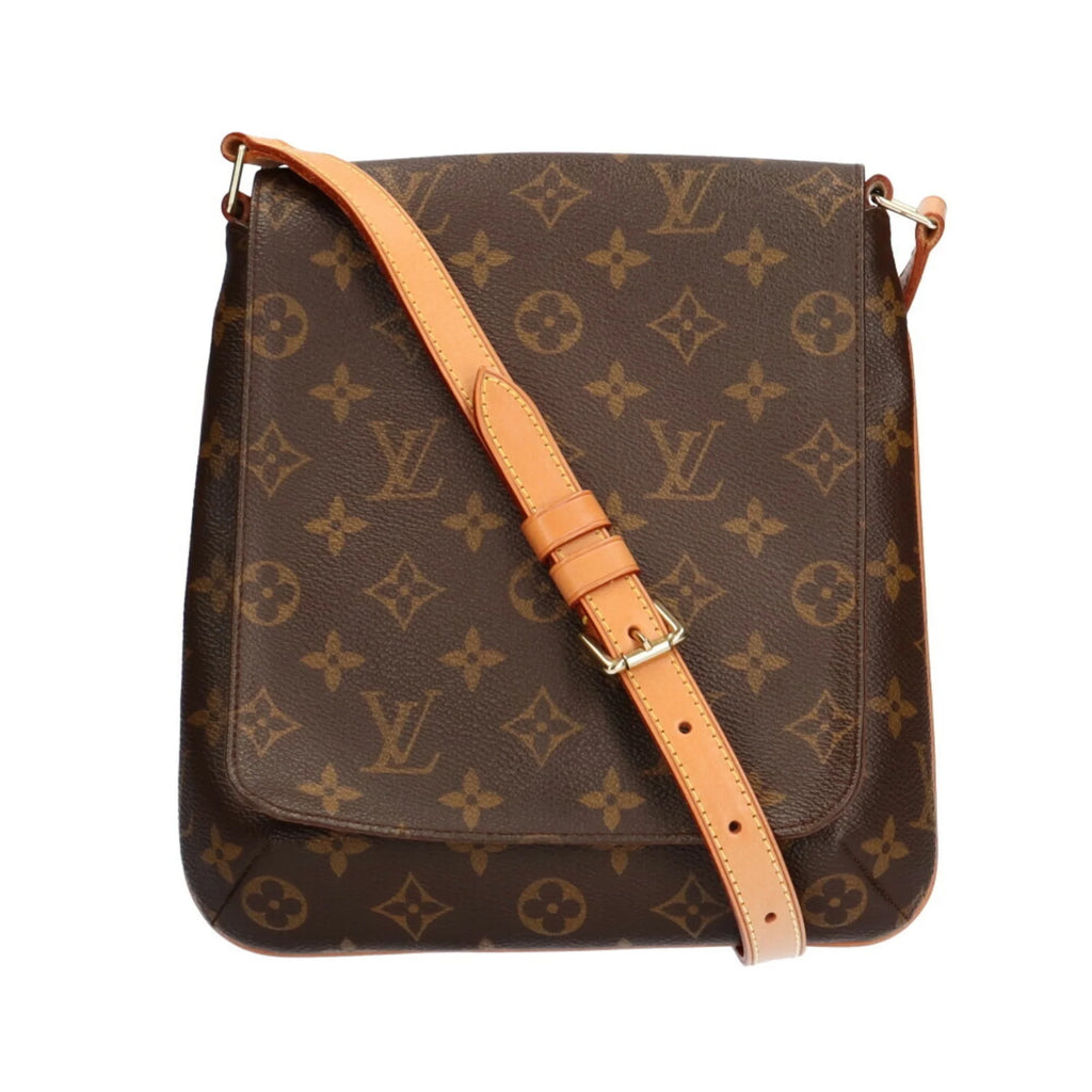 Brown Canvas Shoulder Bag R6048