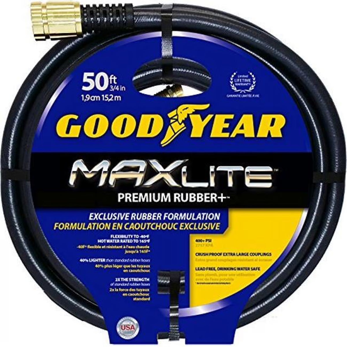 Goodyear Rubber Hose 0.625 in. x 50 ft. I25615