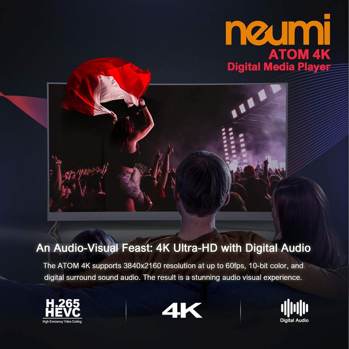 4K Ultra-HD Digital Media Player Pack of 2 N125496