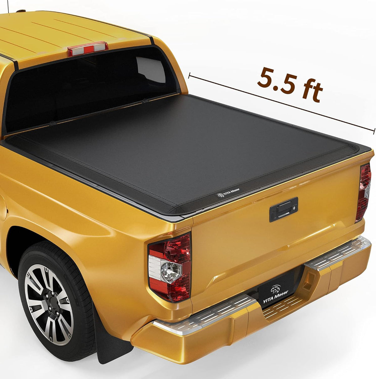 Soft Quad Fold Truck Bed Tonneau Cover for 6.5ft Bed J4403