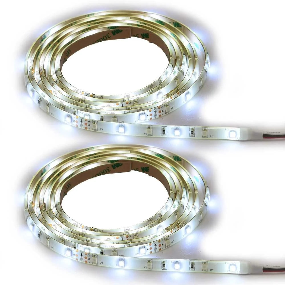 White Blue 12 FT LED Light Strip Kit N78806