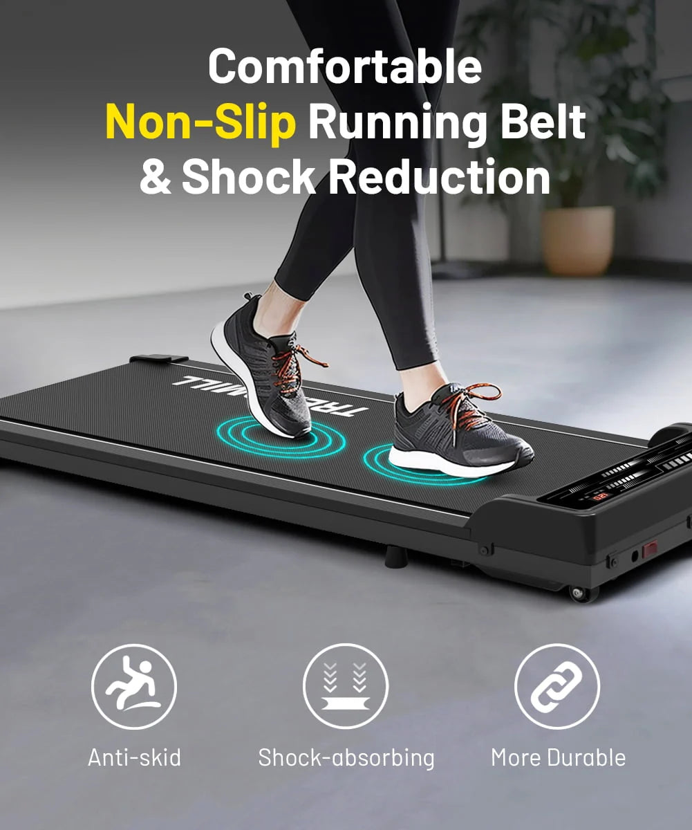 Black Portable Walking Pad Treadmill C941