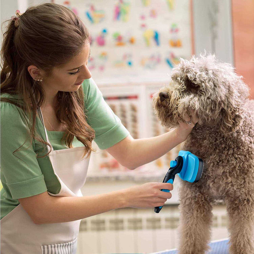 Self Cleaning Dog Slicker Brush M64617