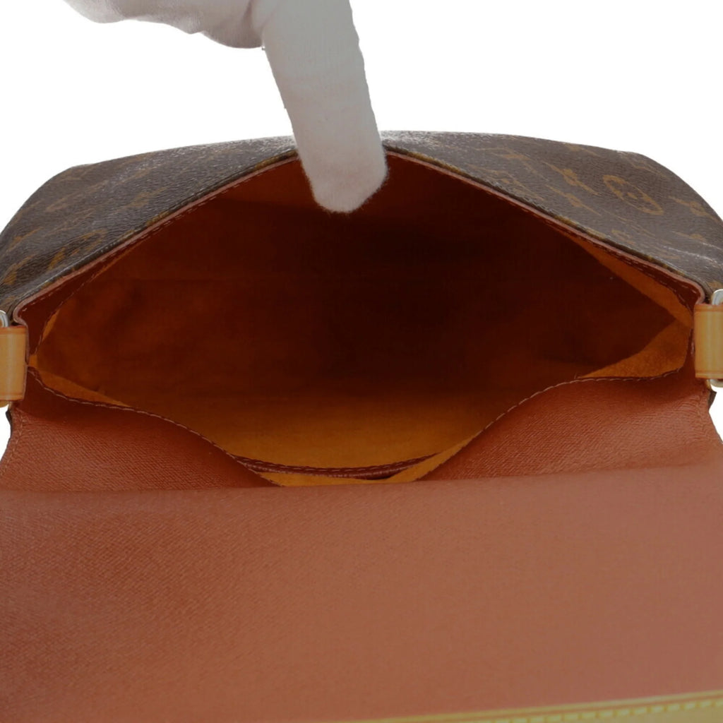 Brown Canvas Shoulder Bag R6048