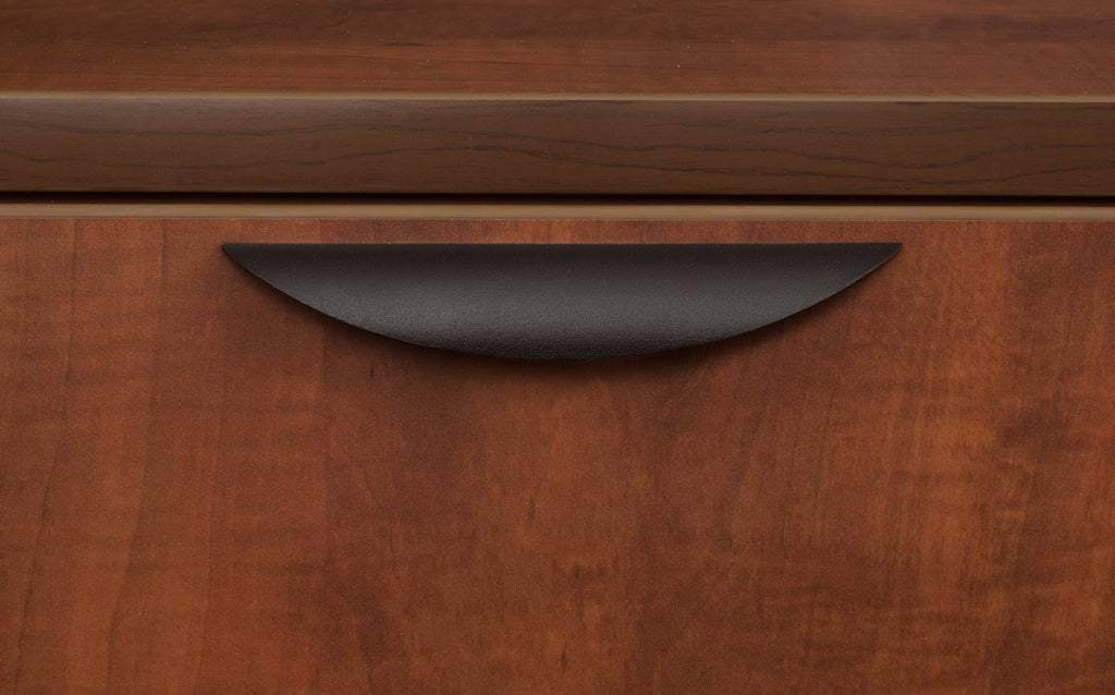 Mahogany Single Pedestal Corner Credenza J292614