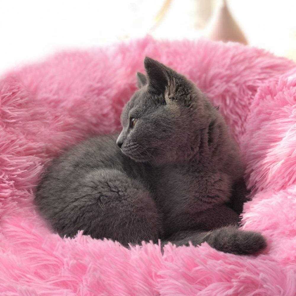 Soft Plush Round Pet Bed L235842