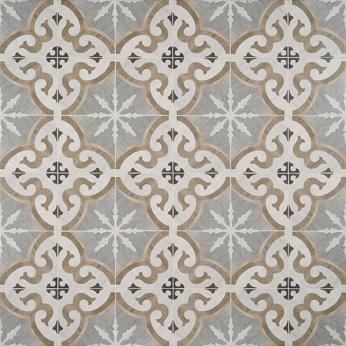 8 in. x 8 in. Matte Porcelain Floor and Wall Tile F8114