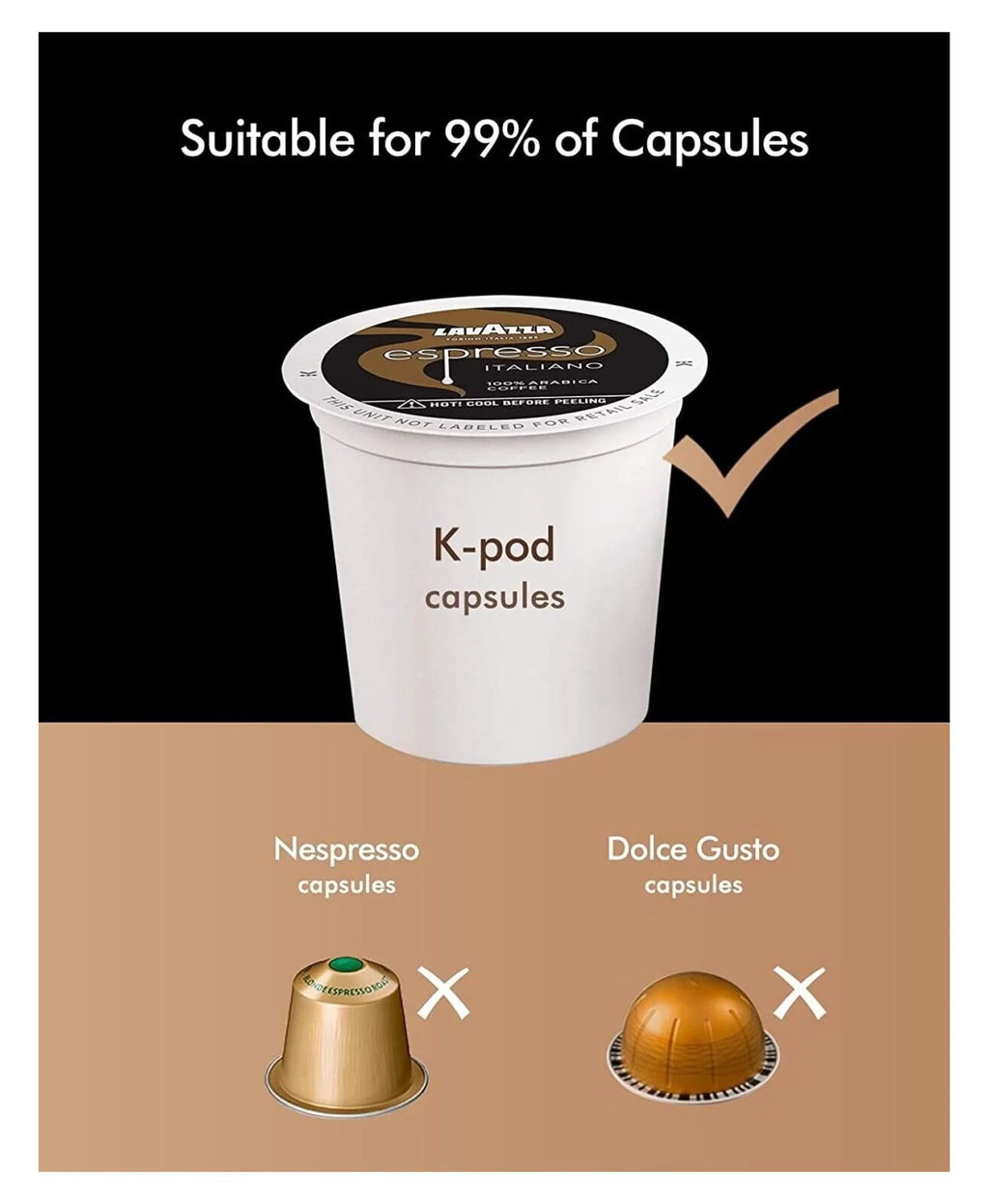 Single Serve 3 in 1 Pod Coffee Maker C25232