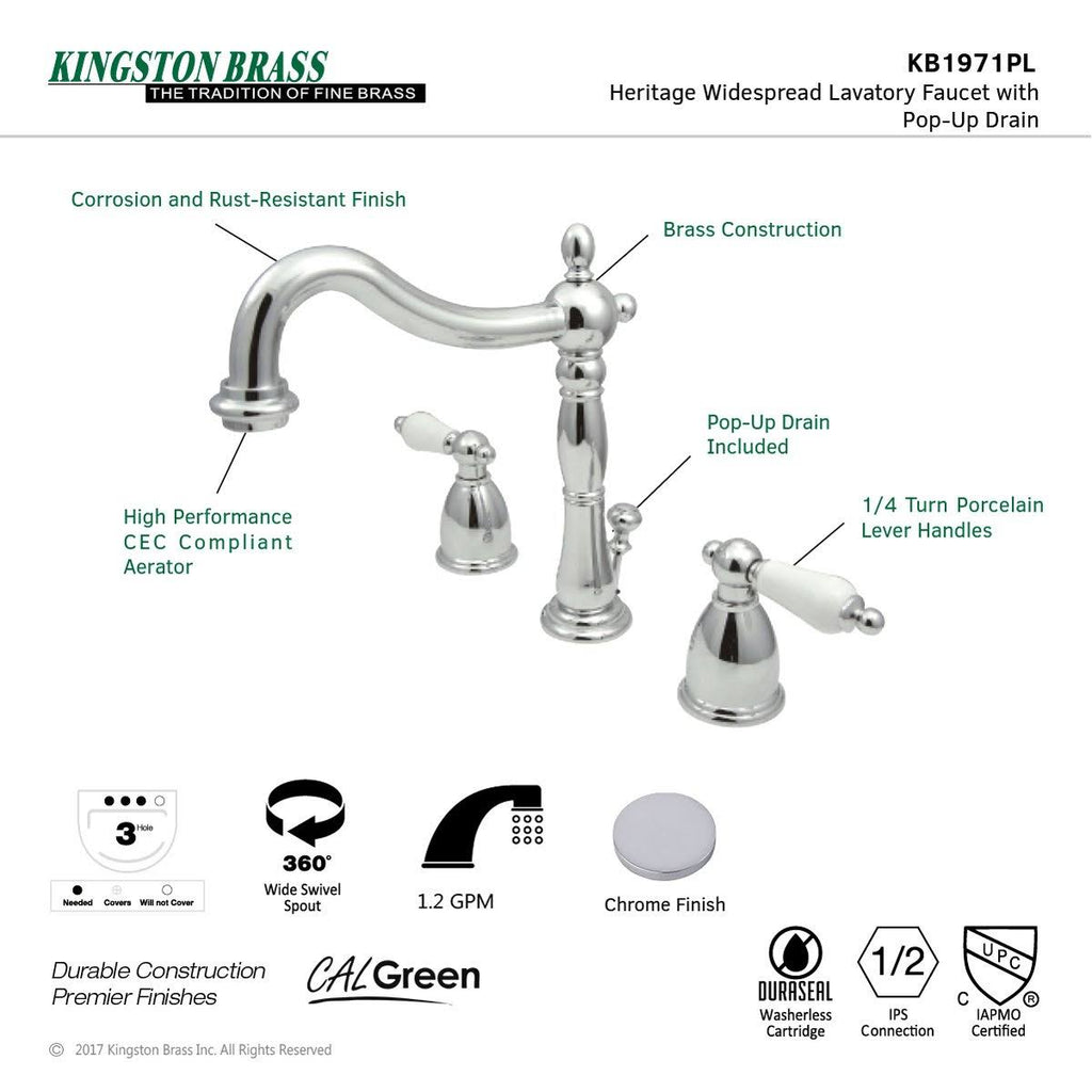 8x22 Widespread Bathroom Faucet, Brushed Nickel I3162