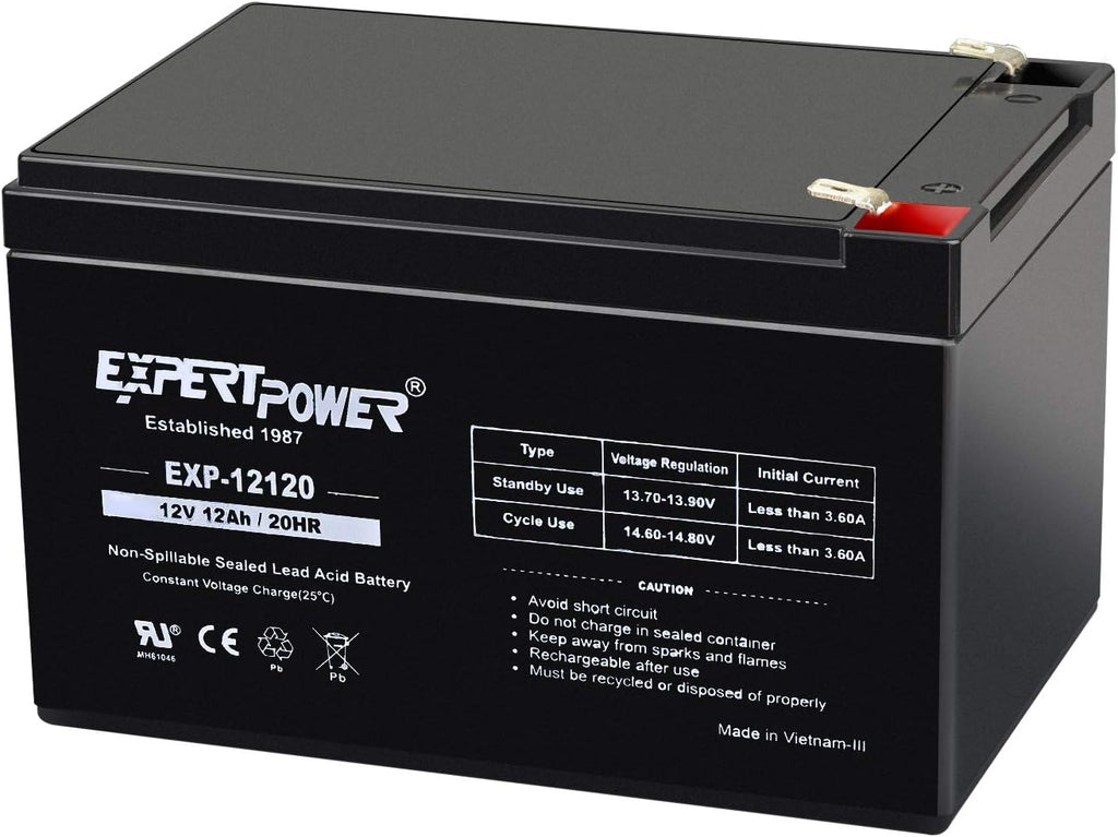 2 Pack 12 Volt 12 Ah Rechargeable Battery G73175