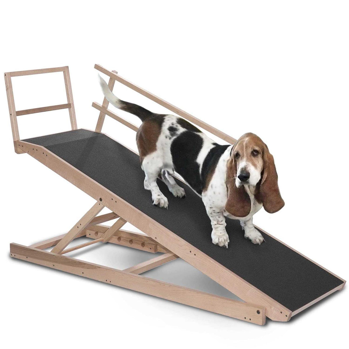 Large Adjustable Height Dog Bed Ramp Y331